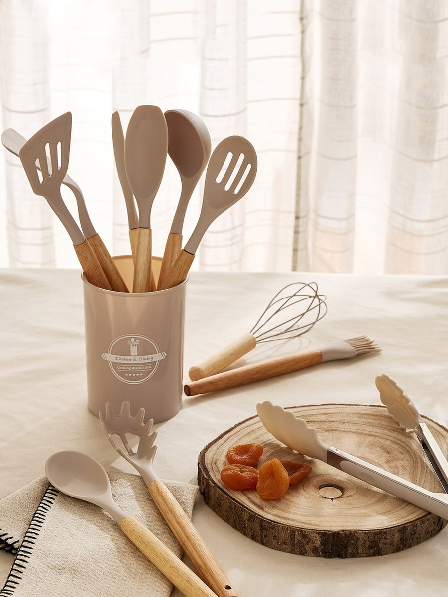 طقم أدوات مطبخ ناتشورال - 12 قطعة