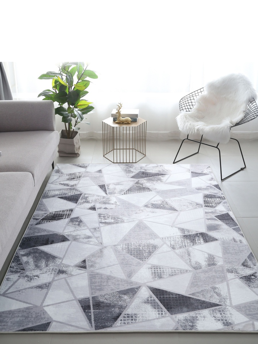 Wells Mia Printed Flannel Rug - 200x300 cm