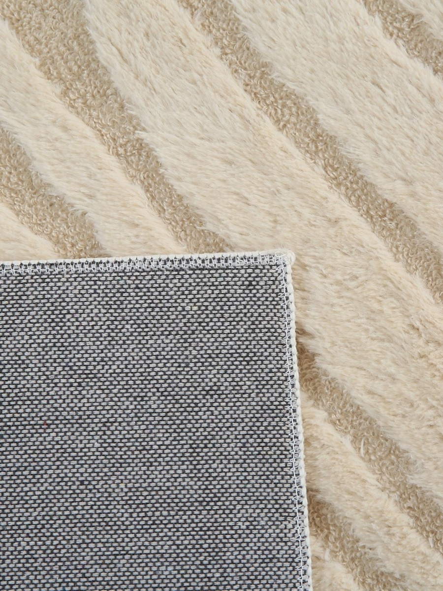 Zara Donel Jacquard Rabbit Fur Rug - 240x360 cm