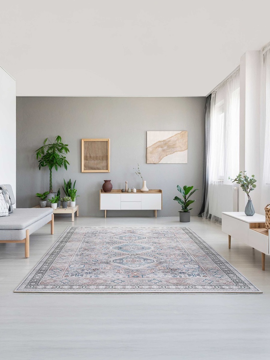 Wells Barnet Printed Flannel Rug - 250x360 cm