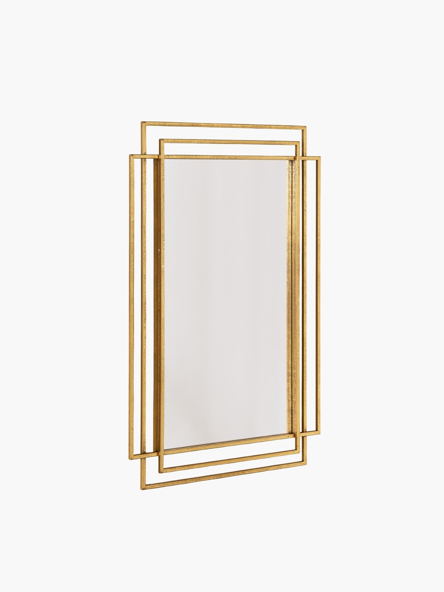 مرآة حائط بمؤطر معدني آيرا لوكس - 60*3.5*90 سم
