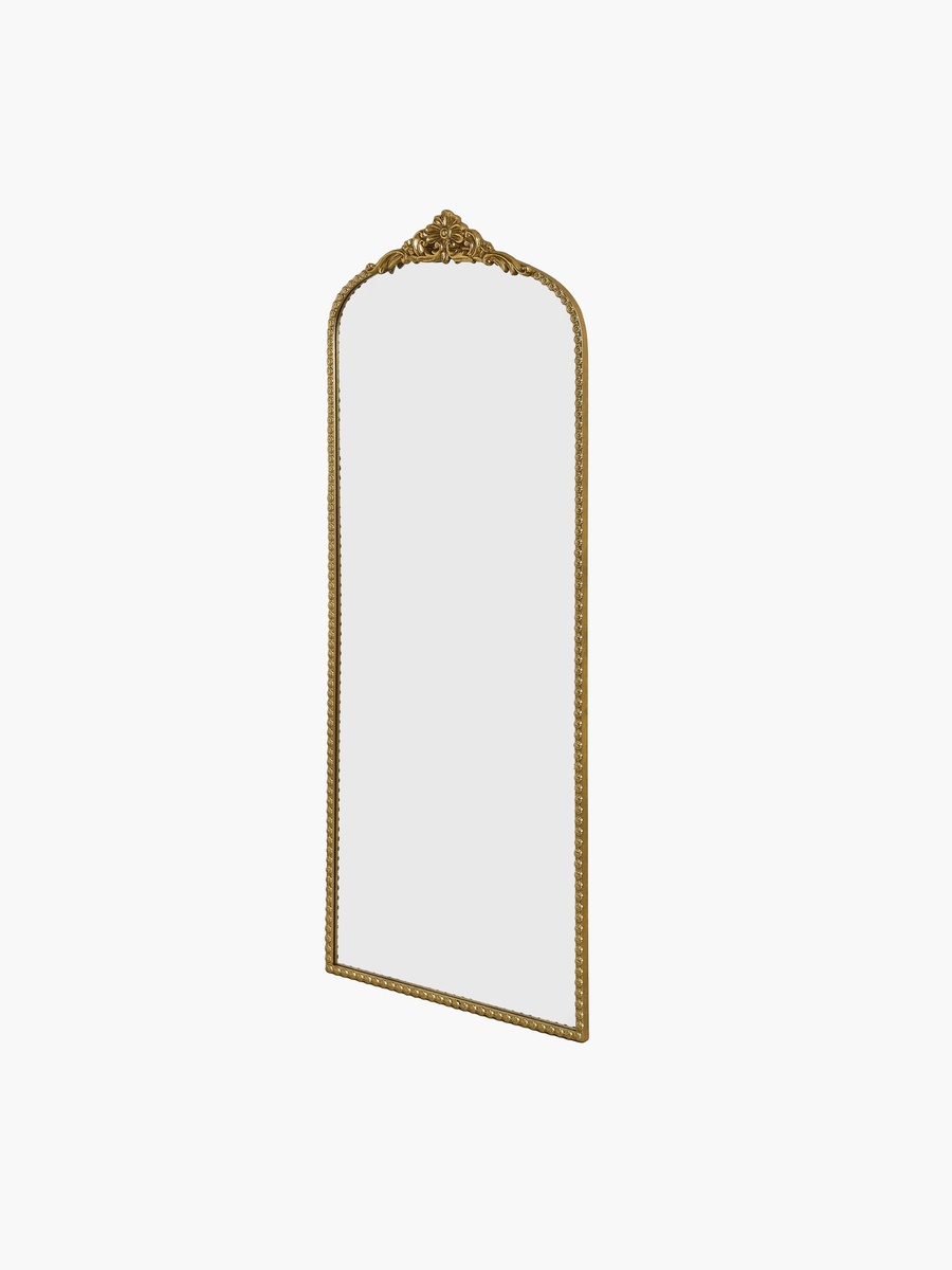Aayra Luxe Metal Ornate Wall Mirror - 59x4x148 cm