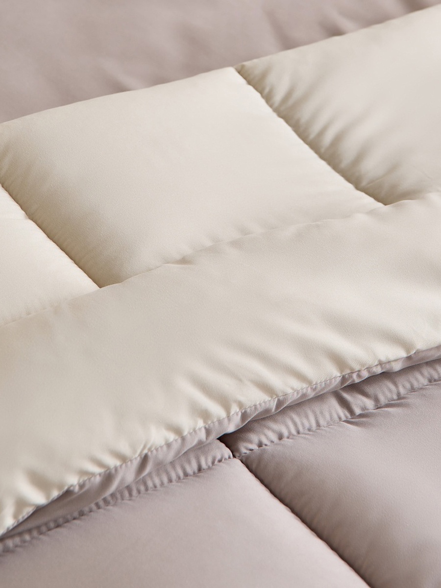 Luno Sleep Ease Hotel Collection 3-Piece Reversible Microfiber Single BIAB Comforter Set - 135x220 cm