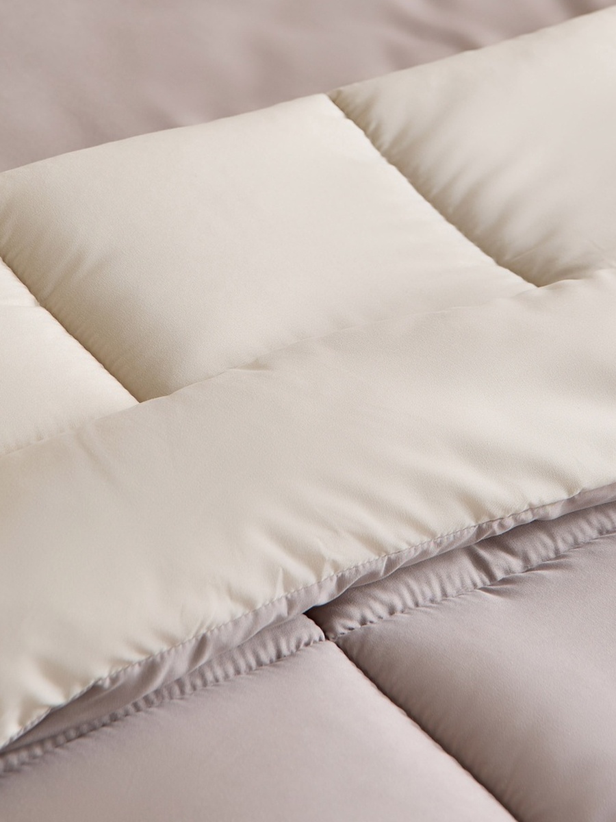 Luno Sleep Ease Hotel Collection 4-Piece Reversible Microfiber Twin BIAB Comforter Set - 160x220 cm