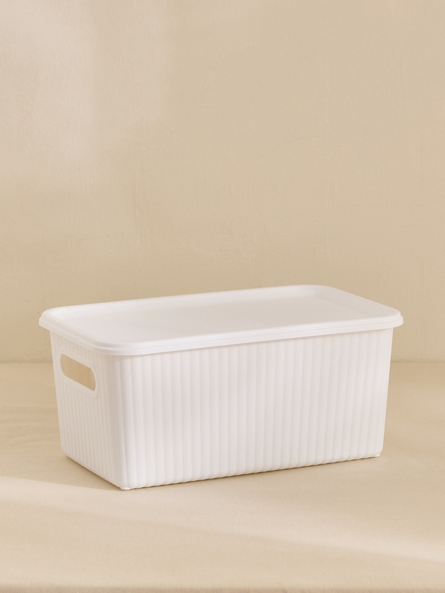 Orion Small Ribbed Container with Lid