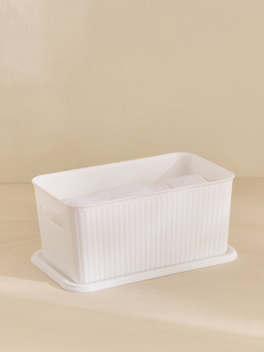 Orion Small Ribbed Container with Lid