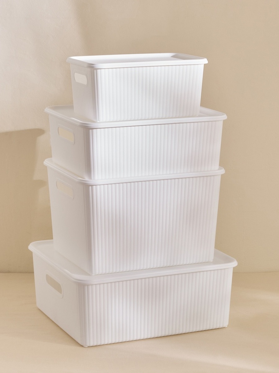 Orion Small Ribbed Container with Lid