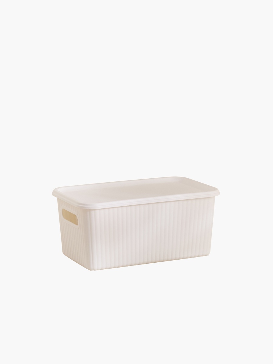 Orion Small Ribbed Container with Lid