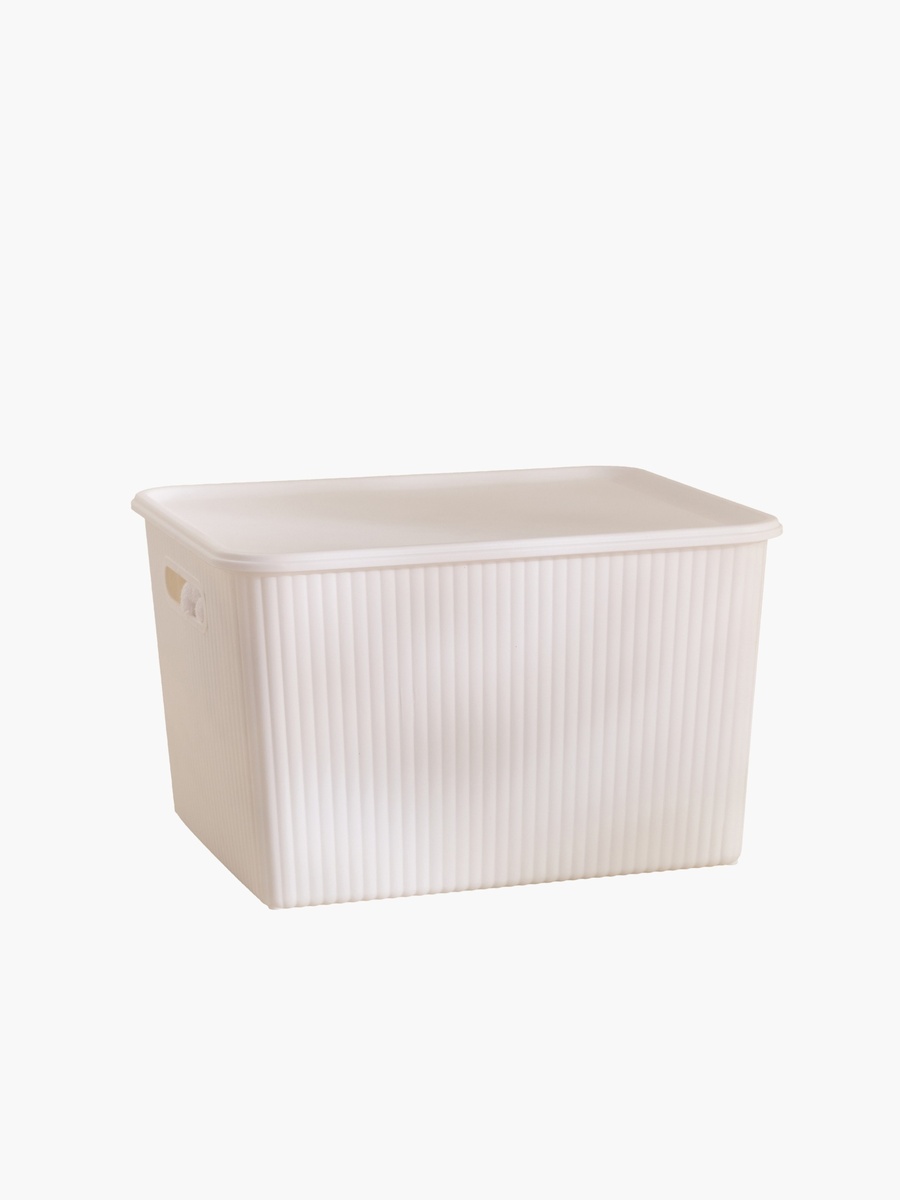 Orion Large Ribbed Container with Lid