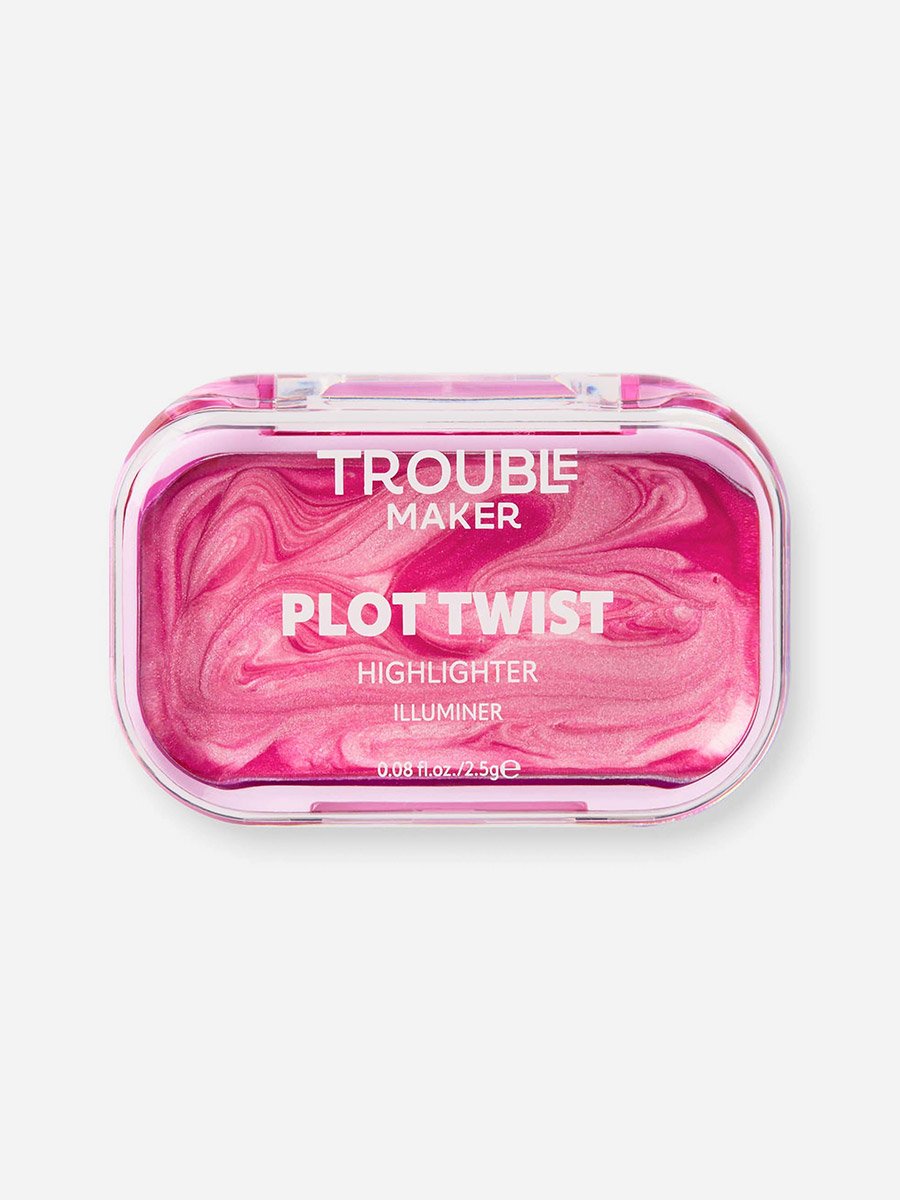 Plot Twist Cream Highlight Spiralling Pink