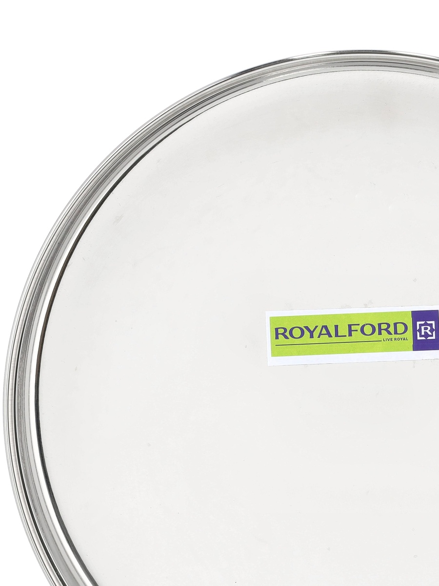 Stainless Steel Khumcha Plate, 26cm
