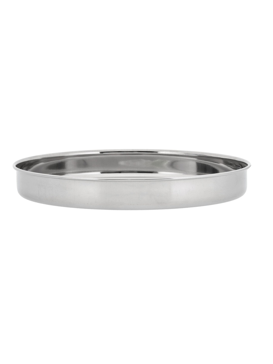 Stainless Steel Khumcha Plate, 28cm