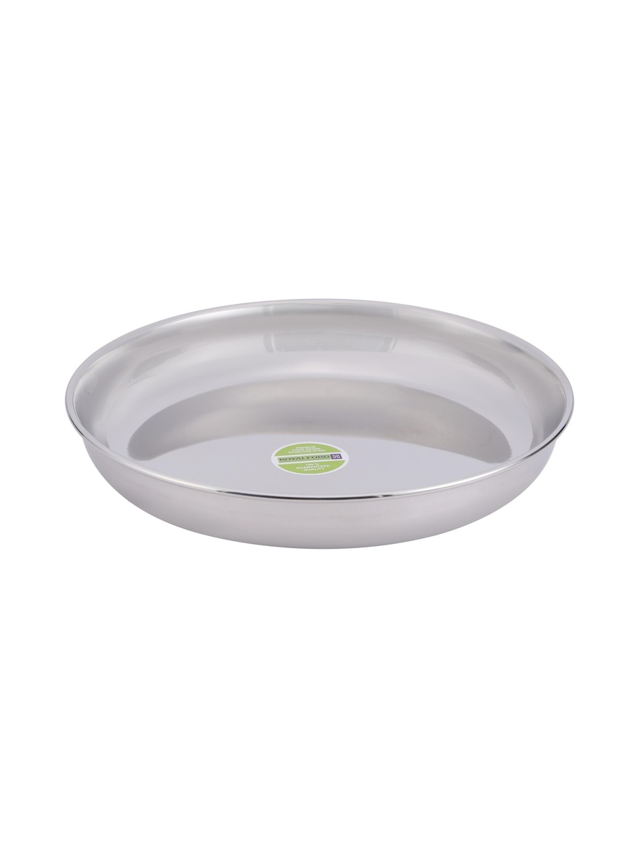 Stainless Steel Rice Plate, 25 cm
