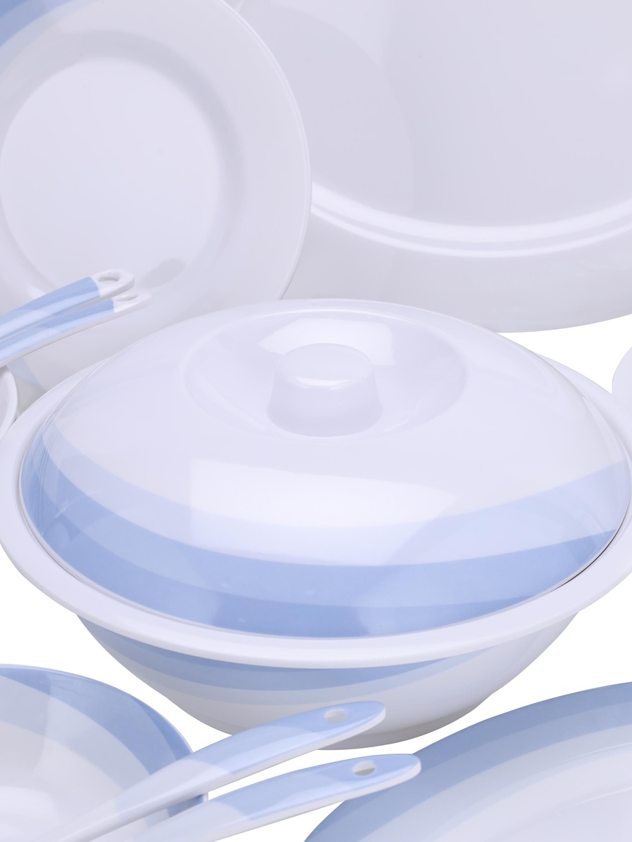 54-Piece Skyline Melamineware Dinner Set