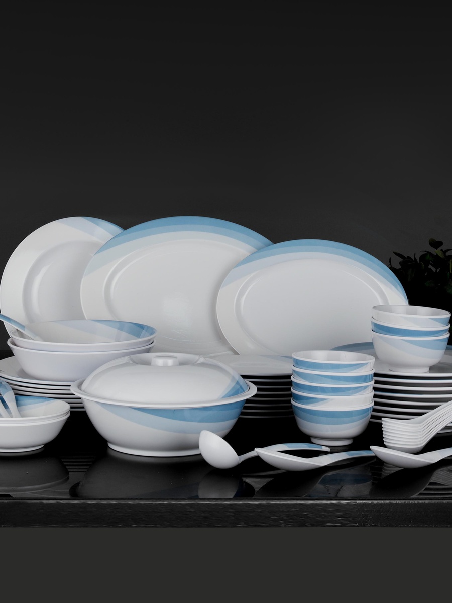 54-Piece Skyline Melamineware Dinner Set
