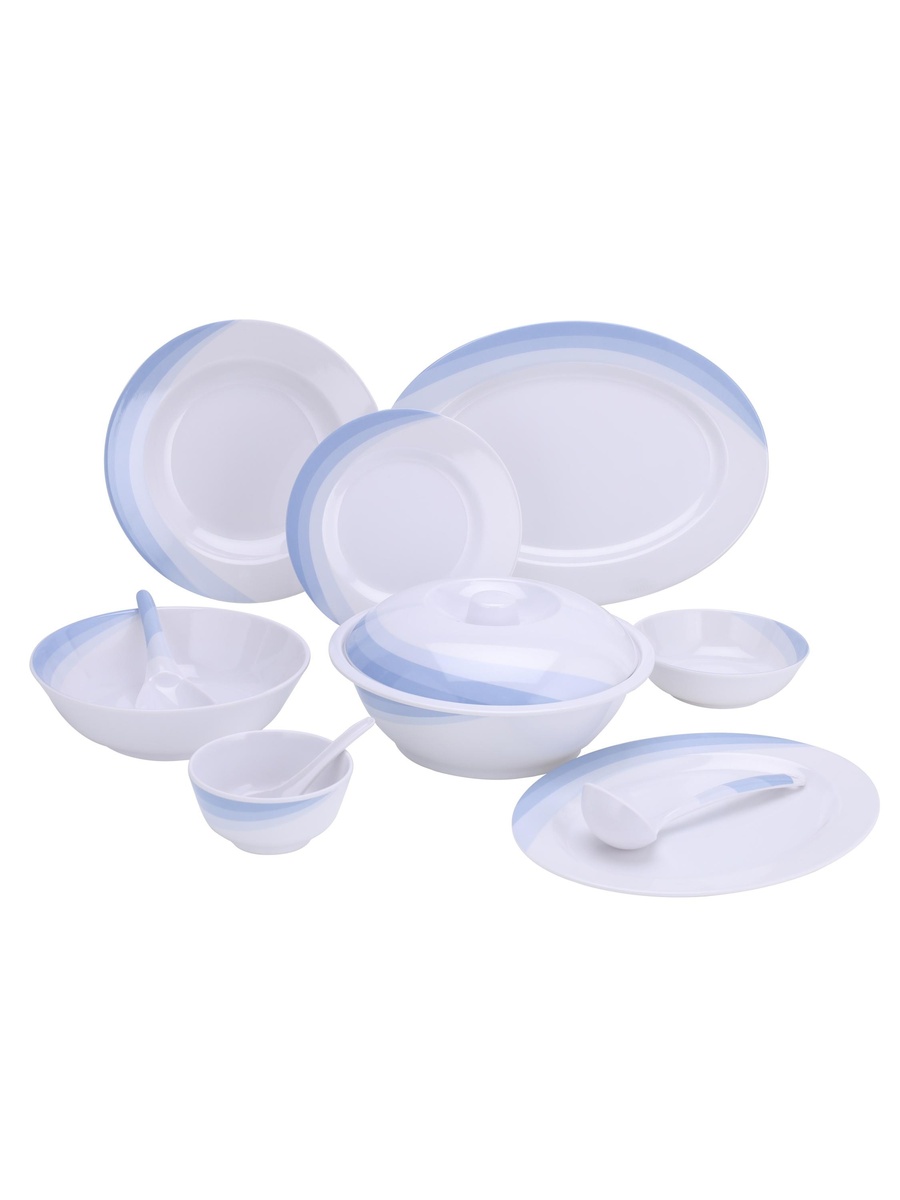 54-Piece Skyline Melamineware Dinner Set
