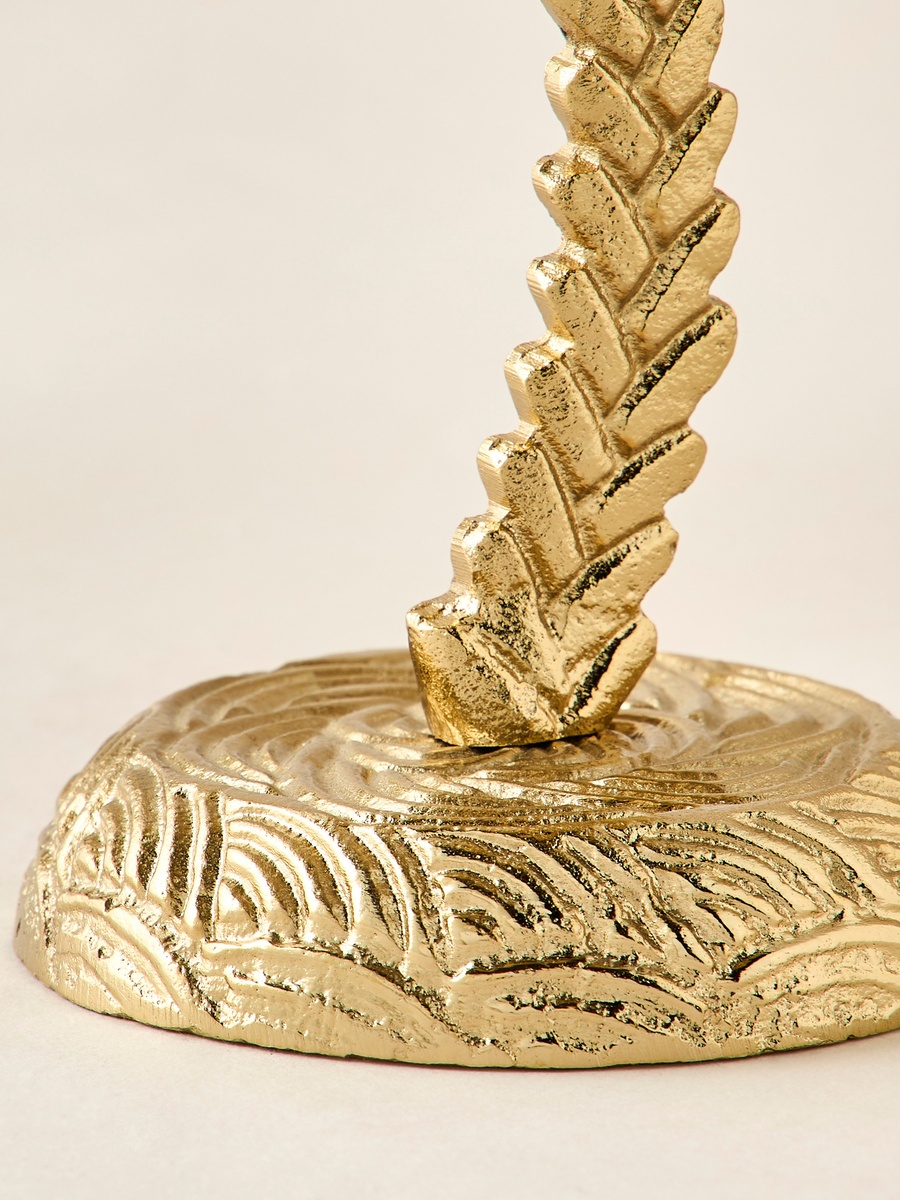 Palm Tree Accent Candleholder - 26 cm