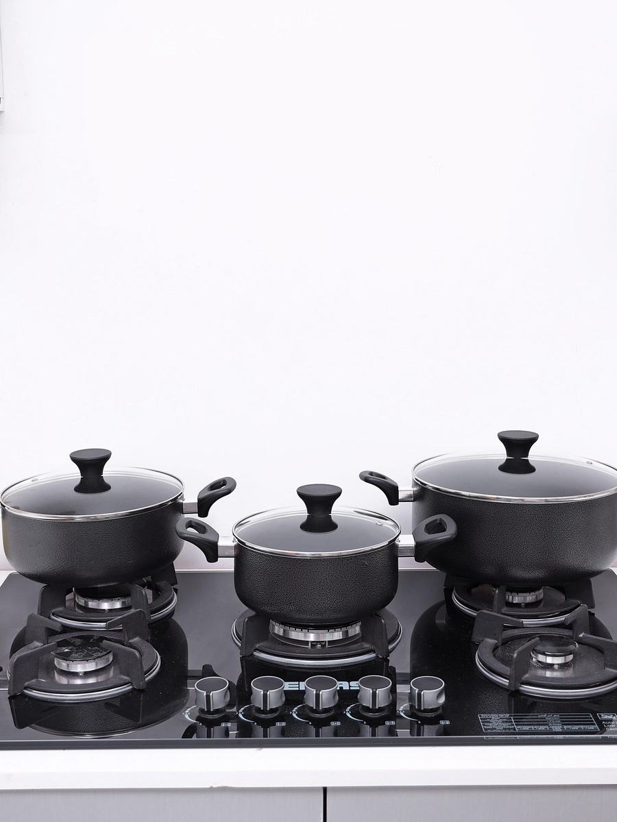 7-Piece Aluminium Casserole Set, DC1750