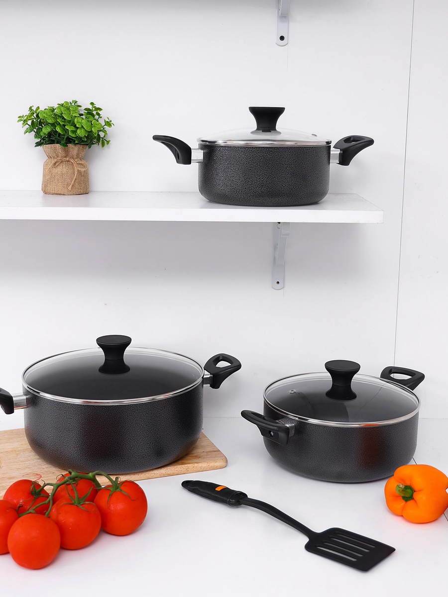 7-Piece Aluminium Casserole Set, DC1750