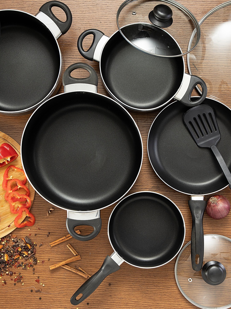 10-Piece Non-Stick Cookware Set