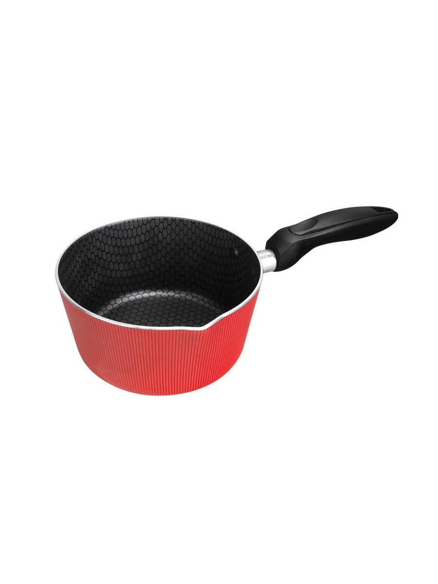 Scarlet Honeycomb Milk Pan 16x8 cm