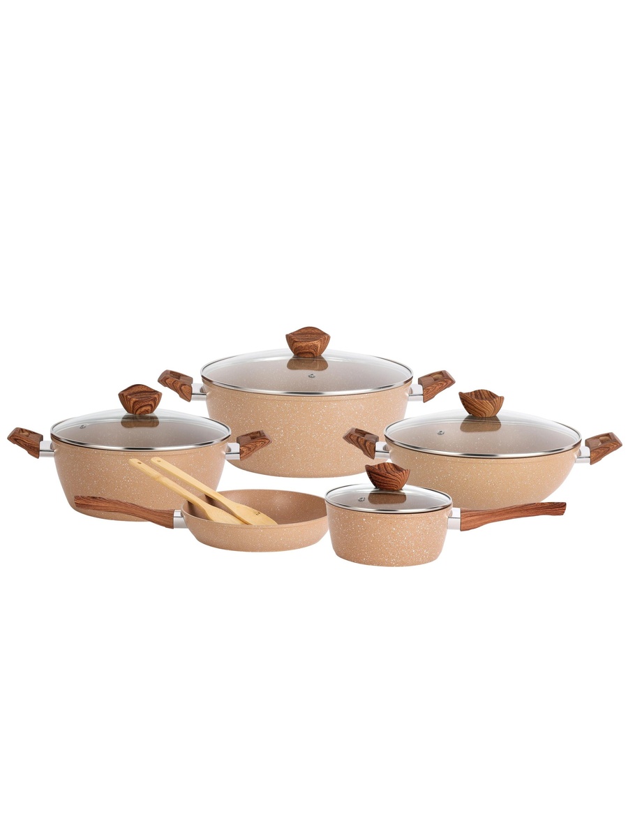 11-Piece Essential Non-Stick Cookware Set