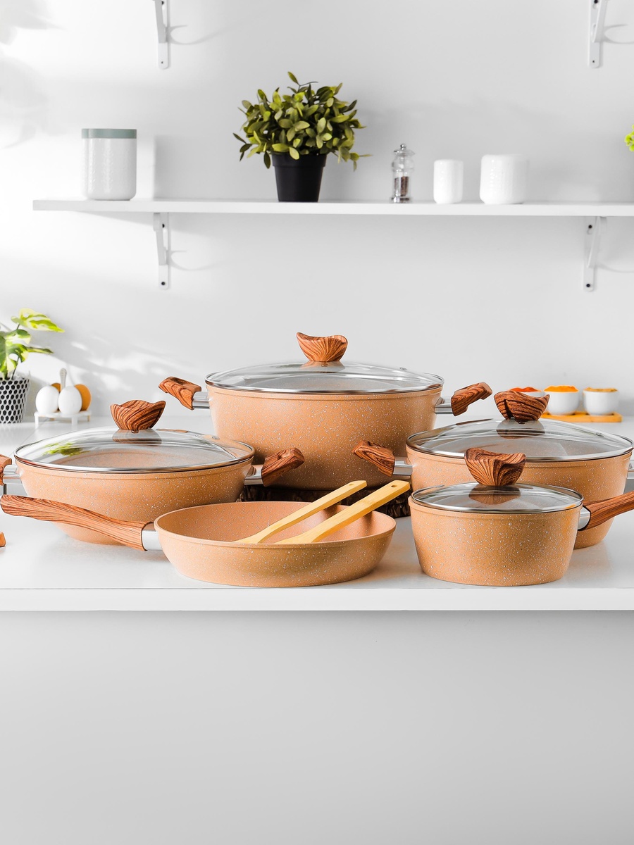 11-Piece Essential Non-Stick Cookware Set