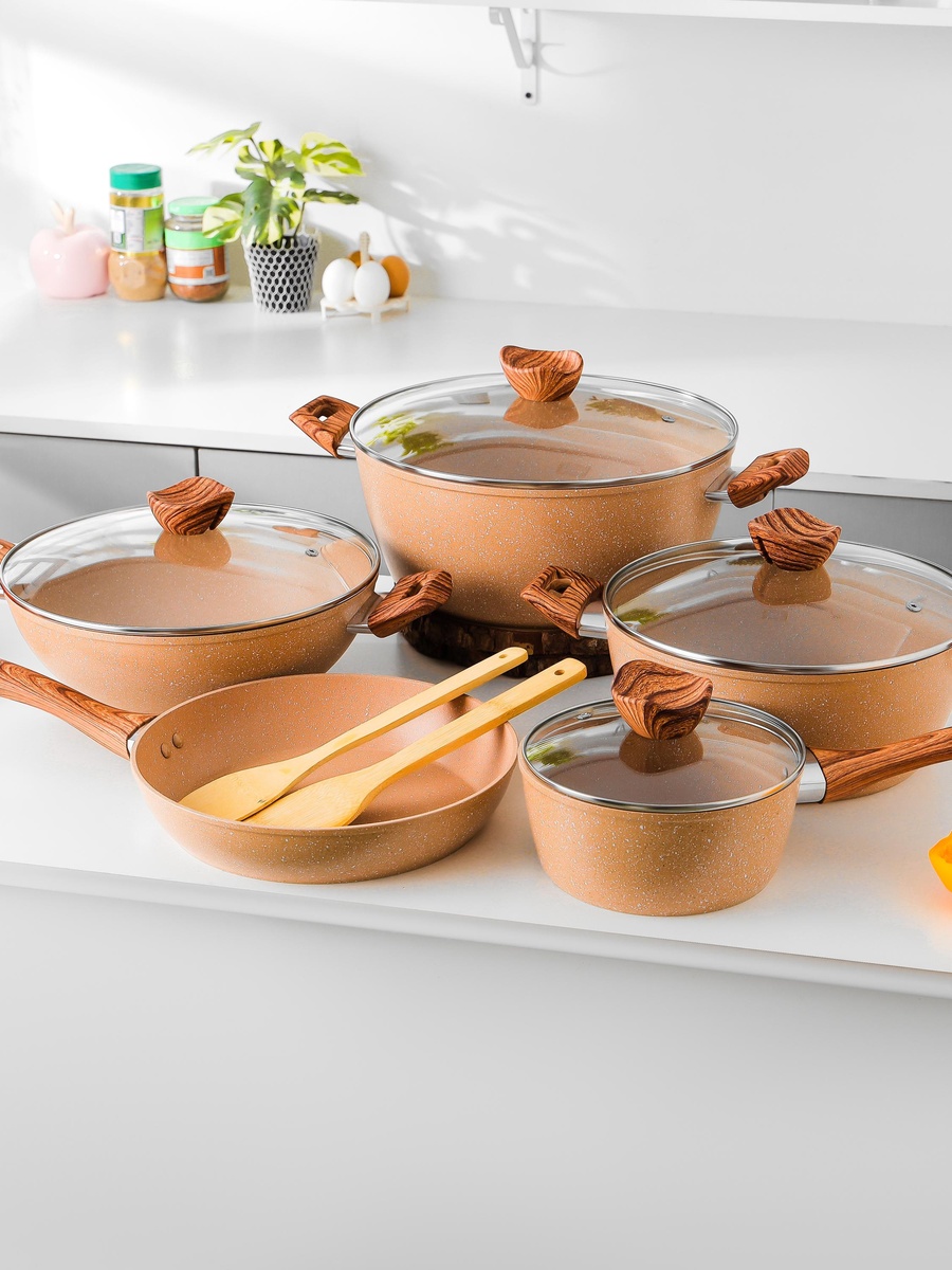 11-Piece Essential Non-Stick Cookware Set