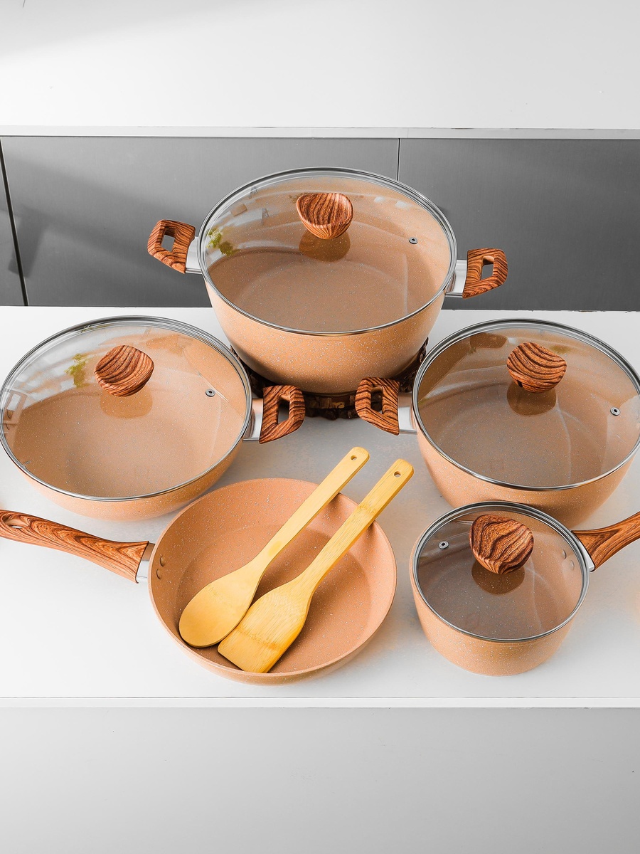 11-Piece Essential Non-Stick Cookware Set