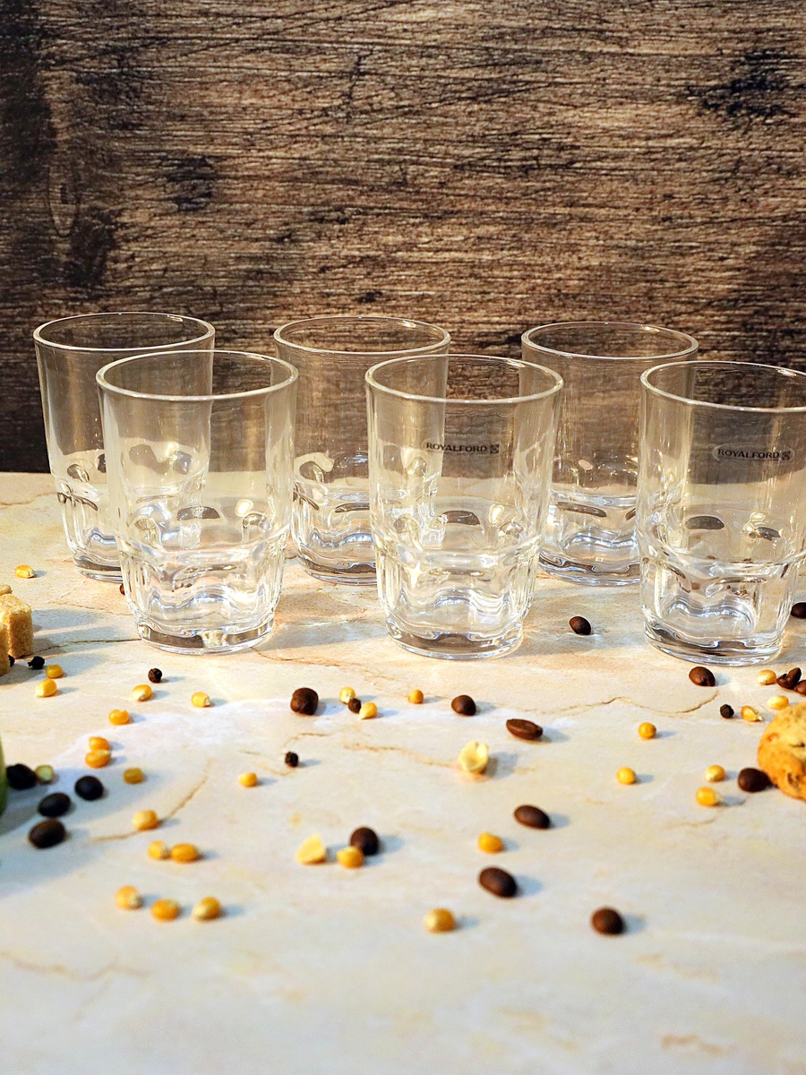 6-Piece Glass Tumbler Set