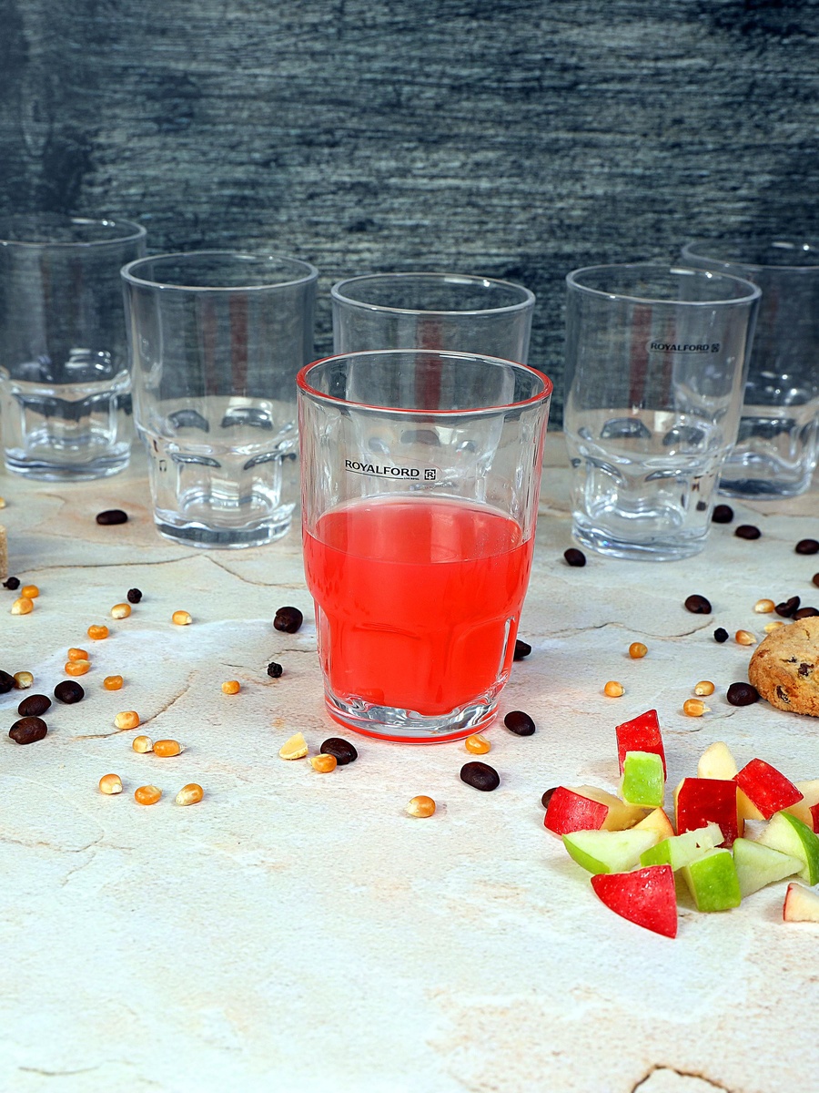 6-Piece Glass Tumbler Set