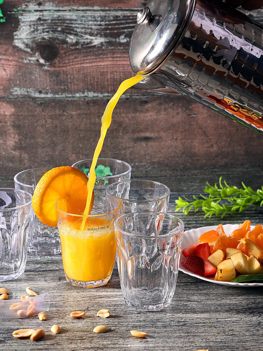 6-Piece Glass Tumbler Set