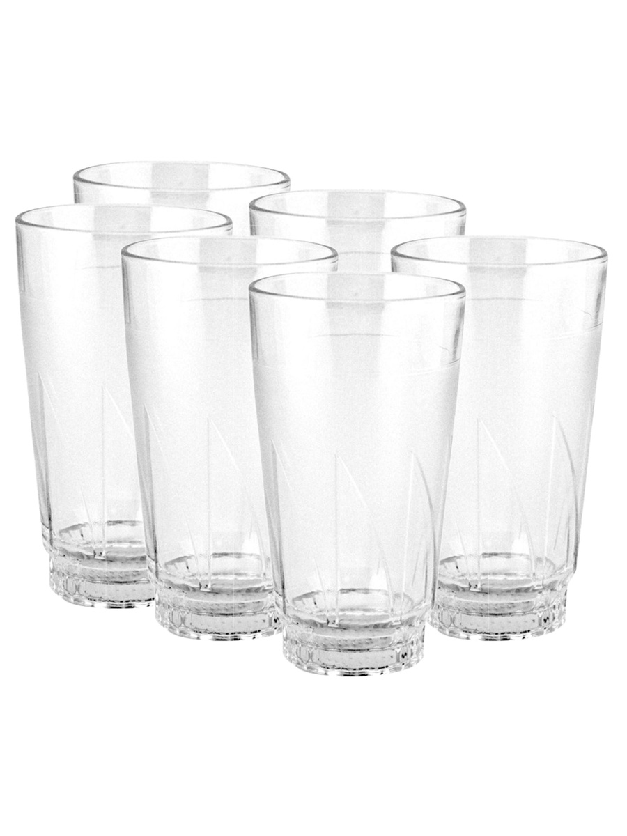 6-Piece Glass Tumbler, 375ml