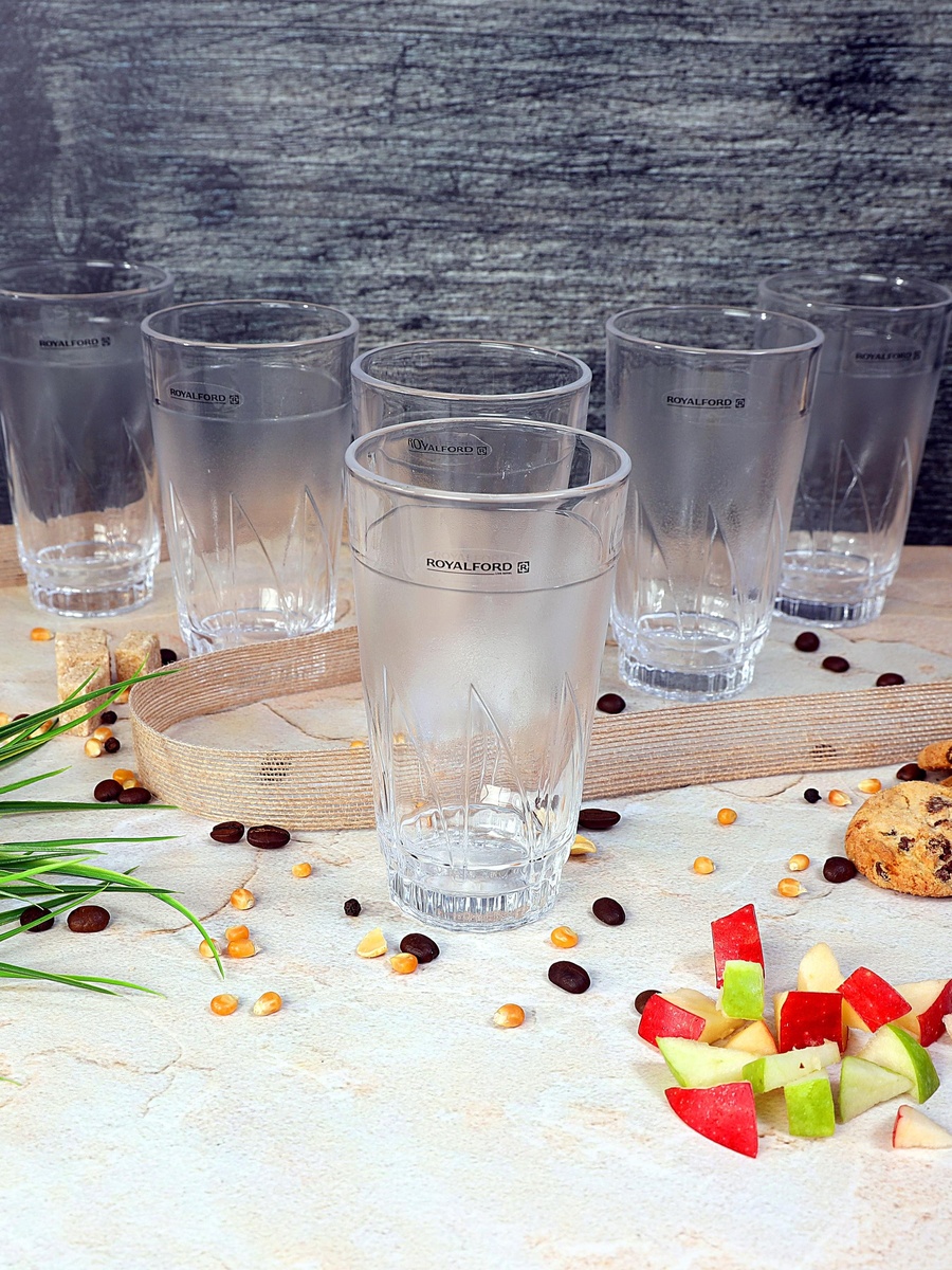6-Piece Glass Tumbler, 375ml