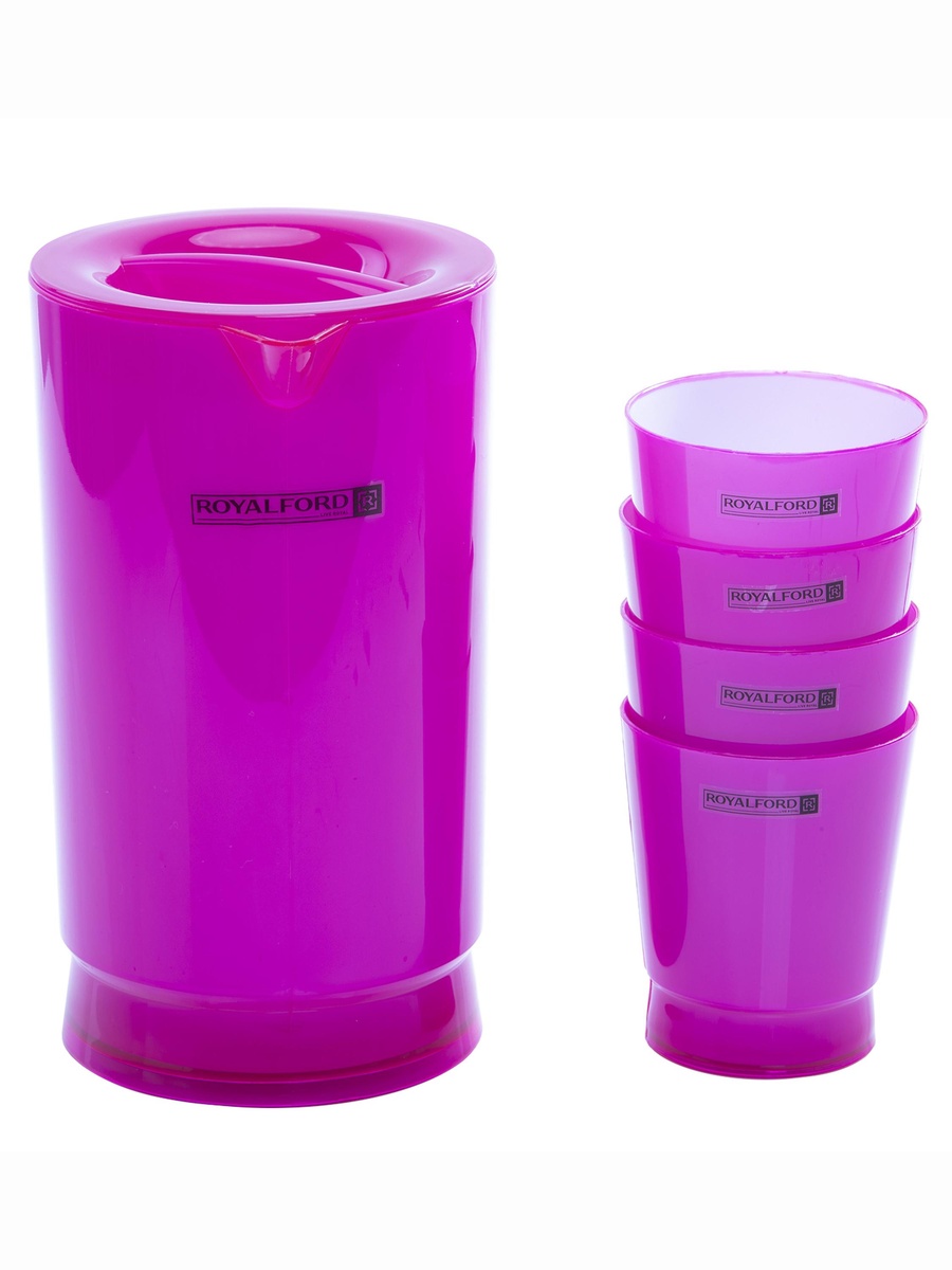 5-Piece Water Jug with Glasses