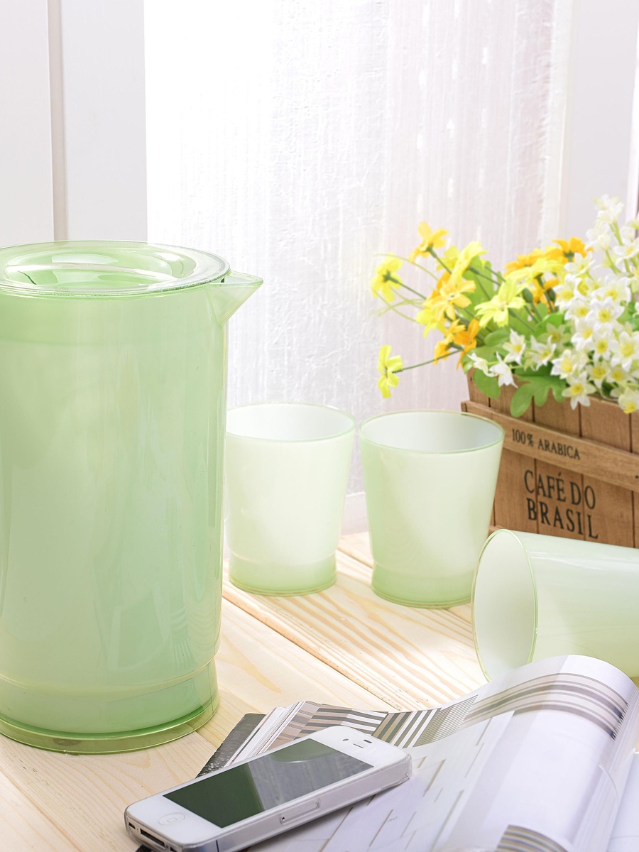 5-Piece Water Jug with Glasses