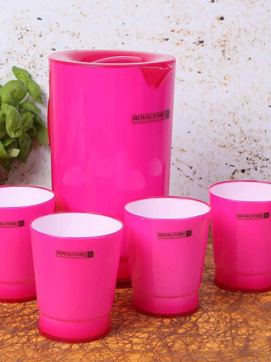 5-Piece Water Jug with Glasses