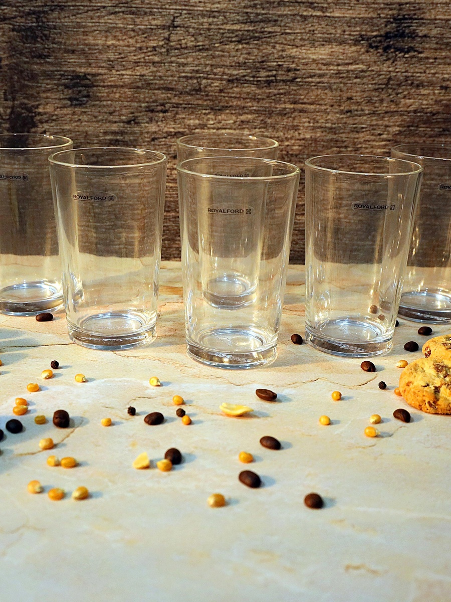 6-Piece Glass Tumbler Set
