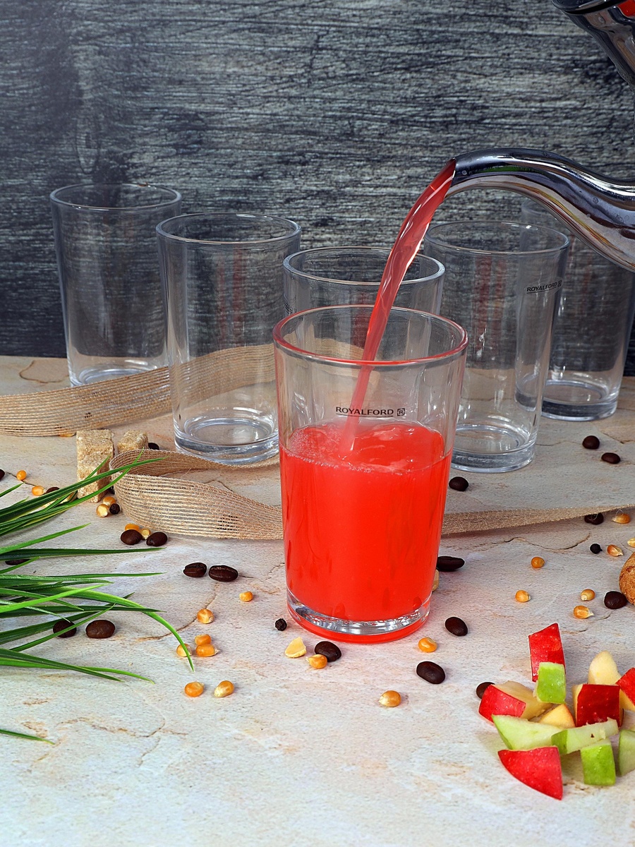 6-Piece Glass Tumbler Set