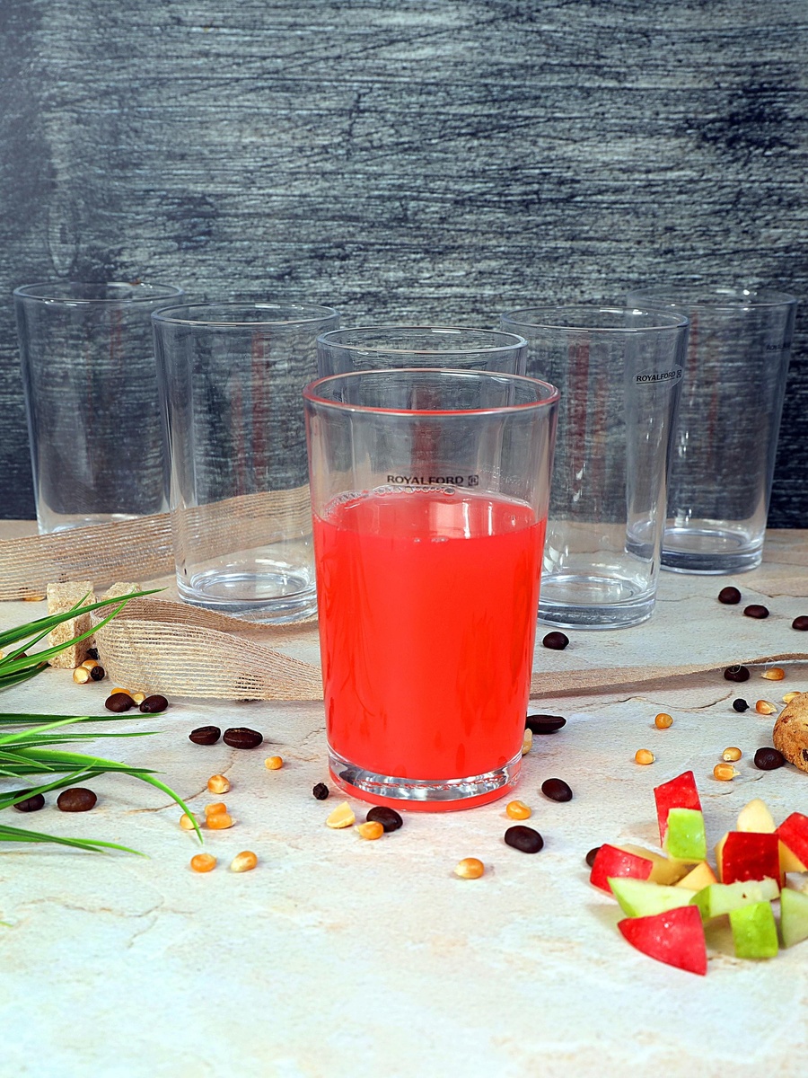6-Piece Glass Tumbler Set