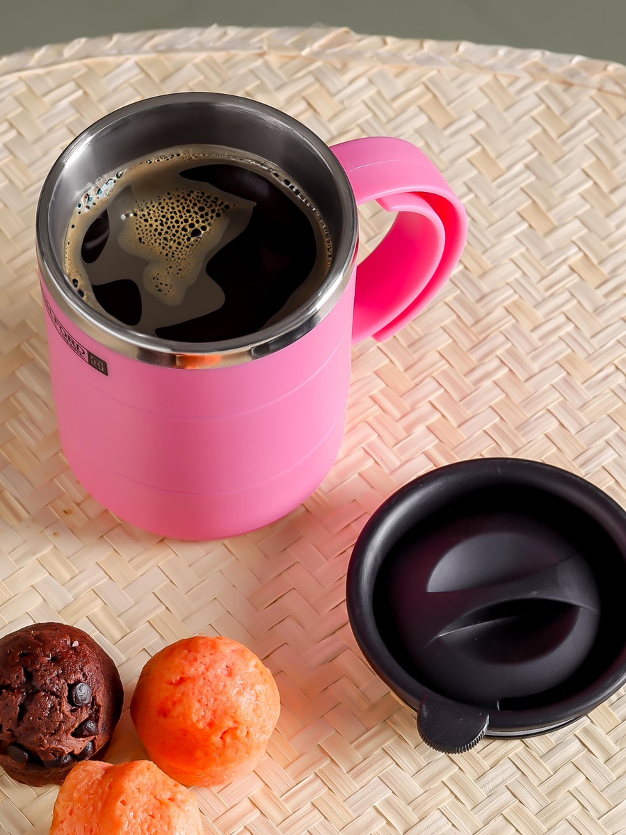 كوب سفري بجدار مزدوج 420 مل