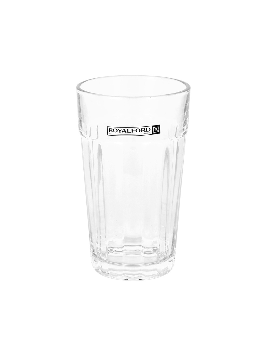 3-Piece Transparent Glass Tumbler Set 330 ml