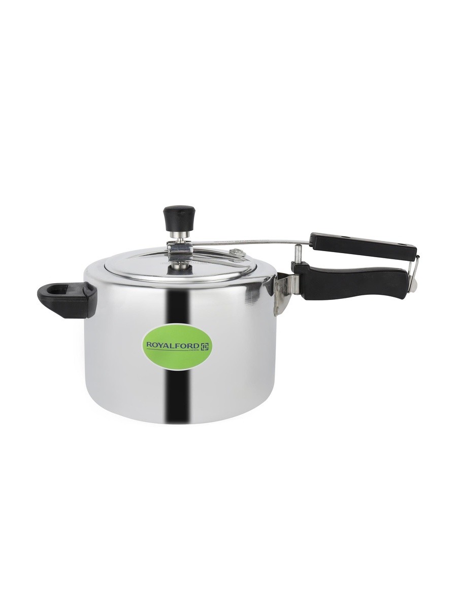 2-Piece Aluminum Pressure Cooker Combo 5L and 3L