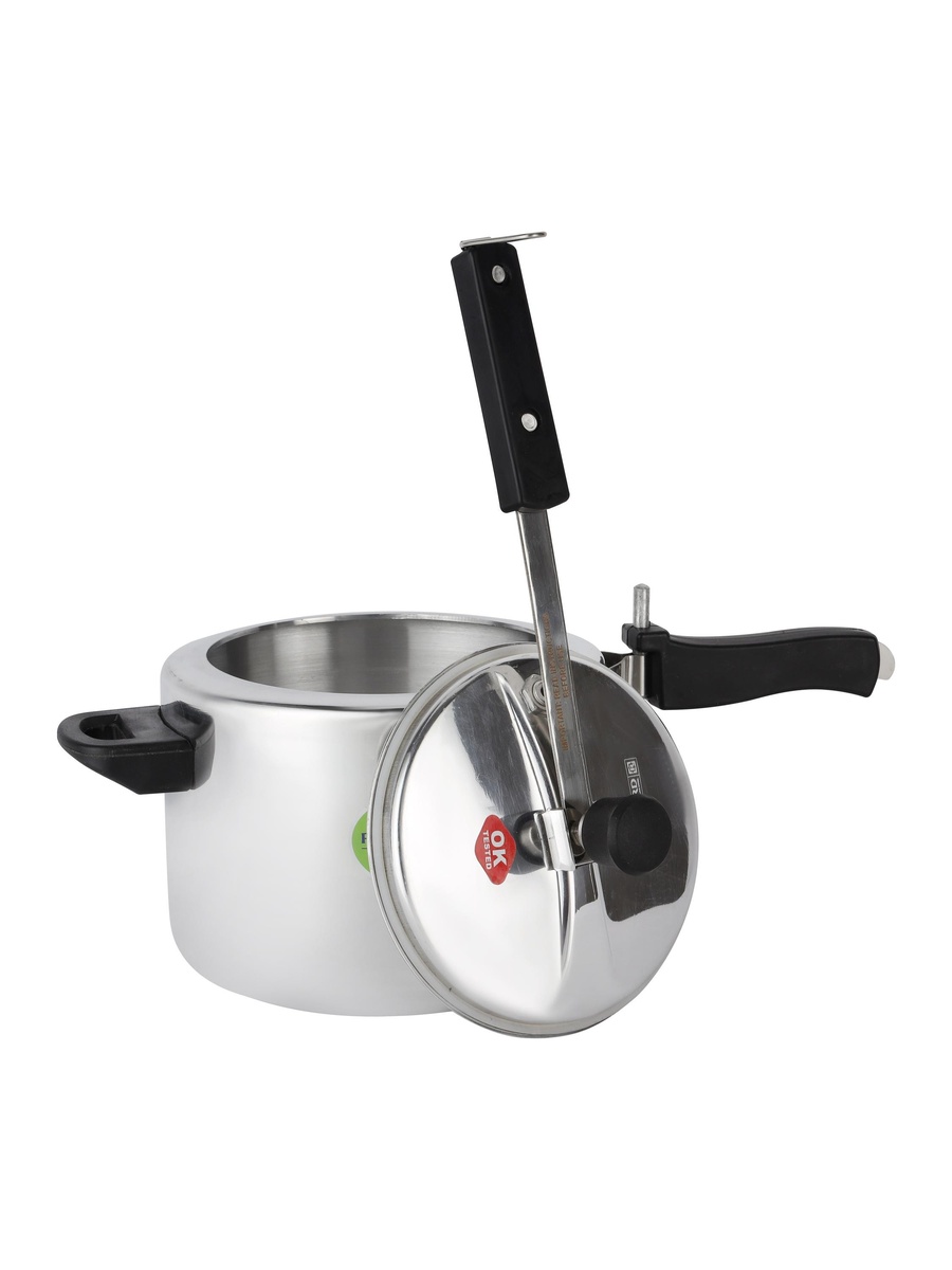 2-Piece Aluminum Pressure Cooker Combo 5L and 3L