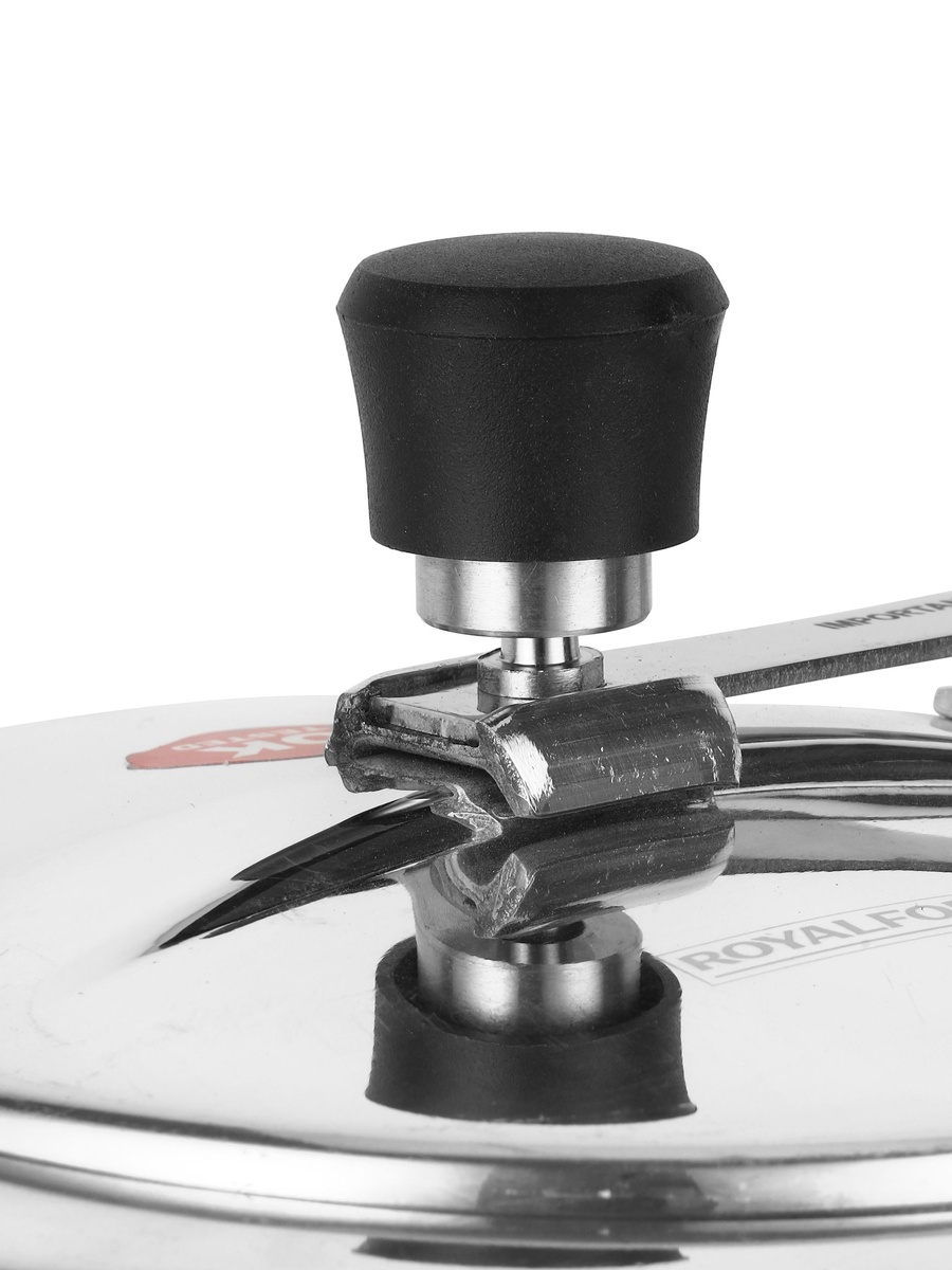2-Piece Aluminum Pressure Cooker Combo 5L and 3L