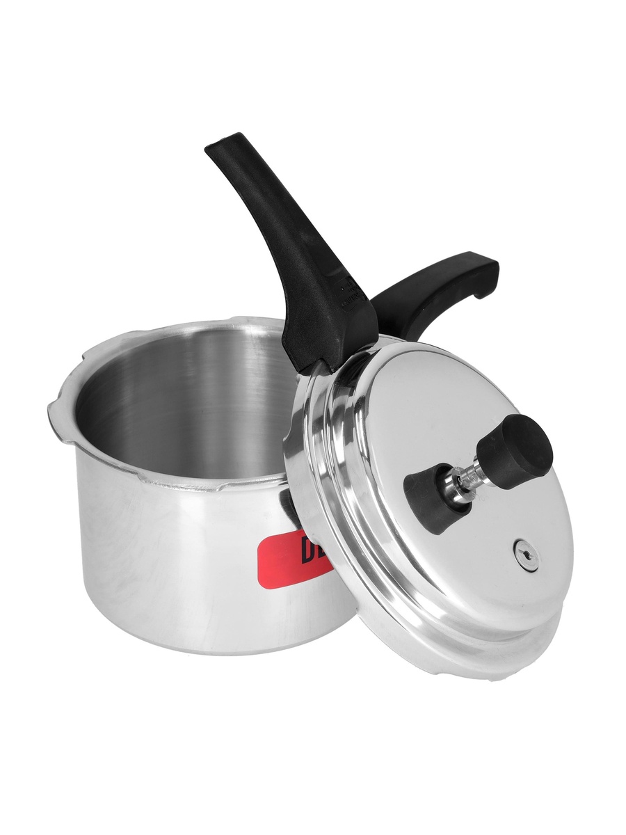 Aluminum Pressure Cooker with Outer Lid