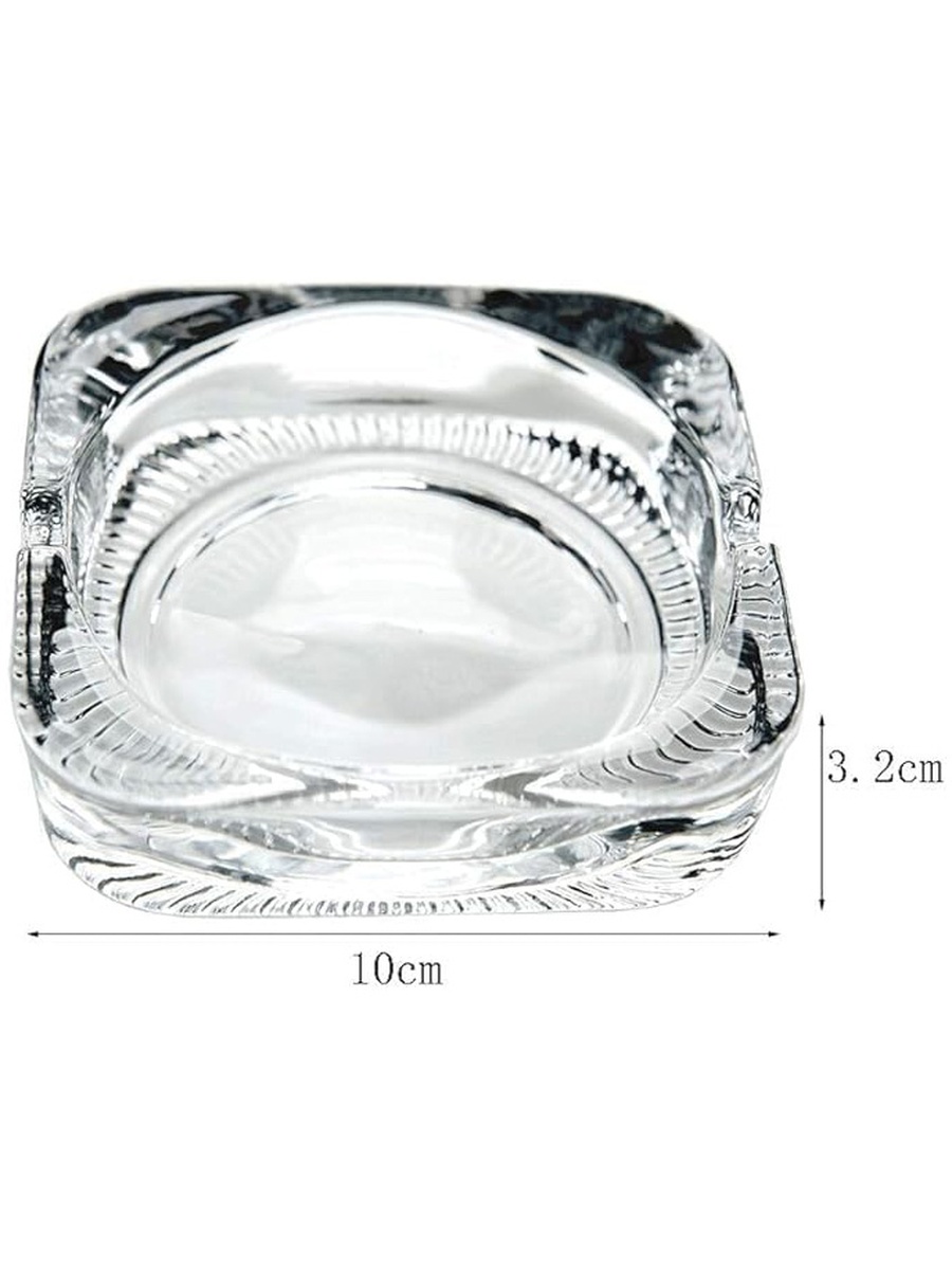 Glass Ashtray Square, TYG2402