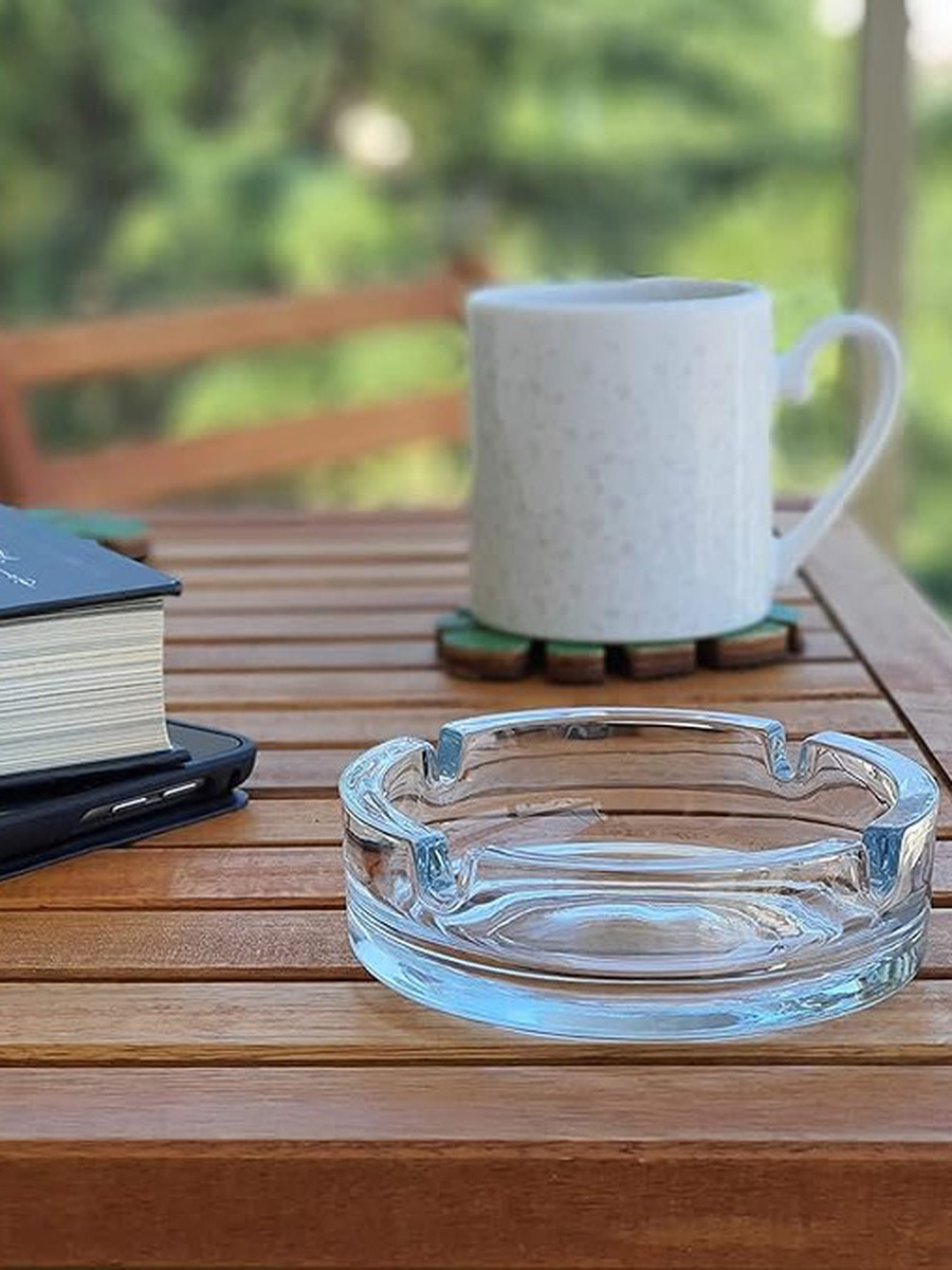 Glass Ashtray Round, TYG2301
