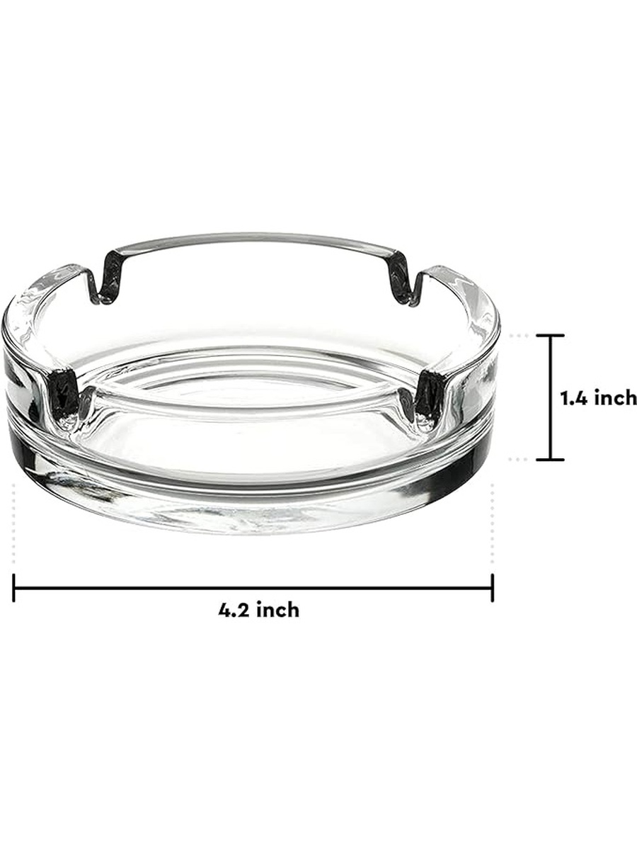 Glass Ashtray Round, TYG2301