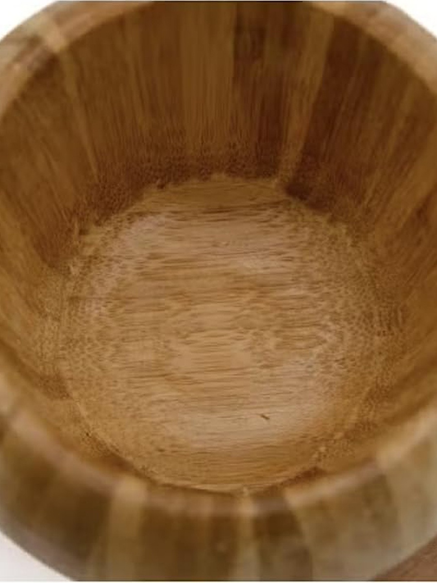 Wooden Mortar and Pestle Set 11cm